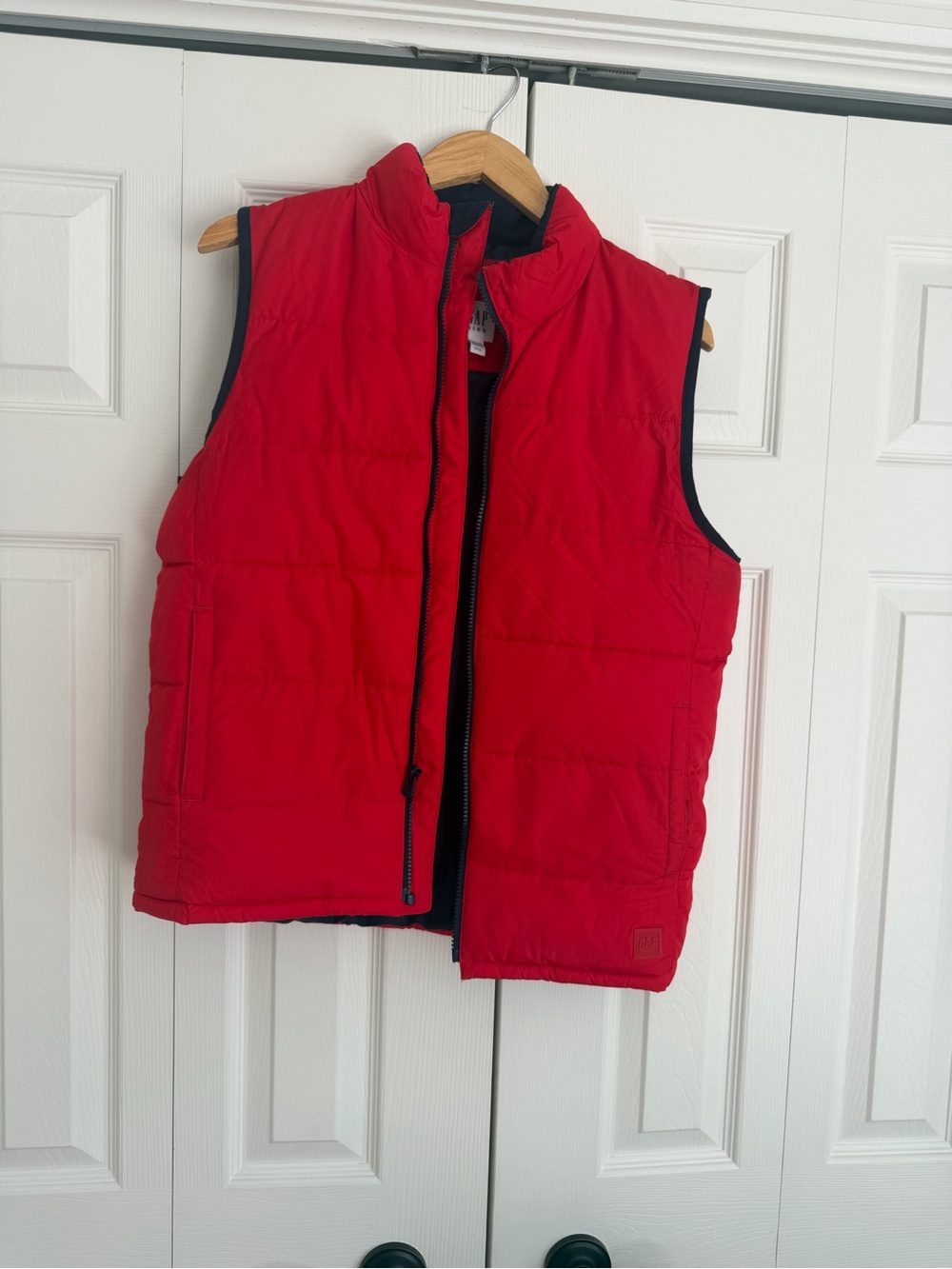 Gap Kids Red Puffer Vest XXL | Marty McFly Halloween Costume